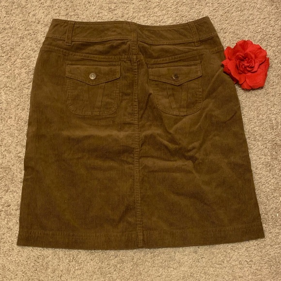 Chic A-line skirt from soft corduroy - Picture 2 of 7